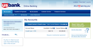 Online Banking with your Mariano’s REWARDS World Mastercard